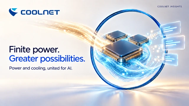 Concept illustration for More AI compute from a fixed power budget